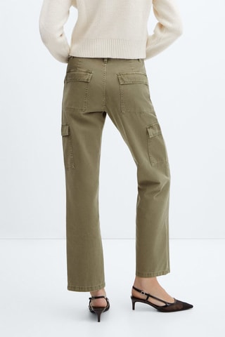 Jean cargo poches - Kaki