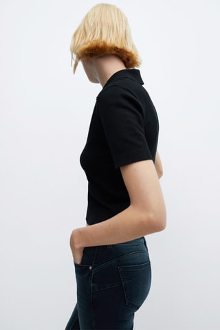 Jean skinny push-up - Bleu foncé