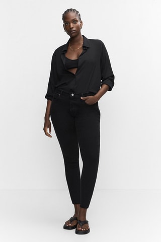 Jean skinny crop Isa - Noir