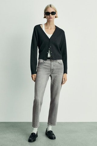 Jean Mom2000 mom taille haute - Gris