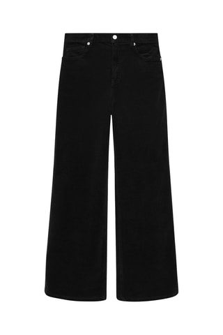 Jean velours côtelé wideleg - Anthracite