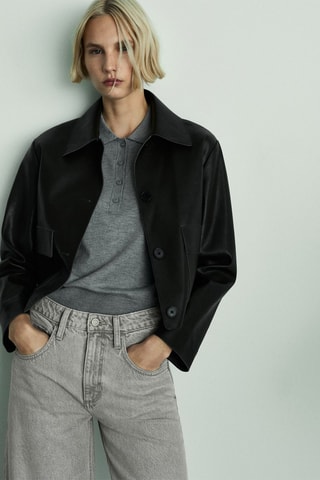 Jean Balloon taille haute - Gris