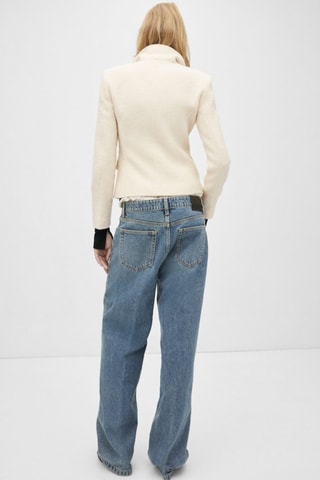 Jean wideleg taille basse - Bleu