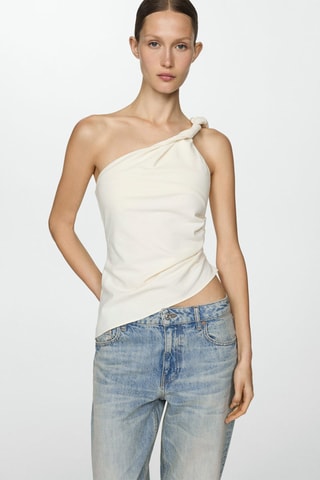 Jeans recht model lage taille- Lichtblauw