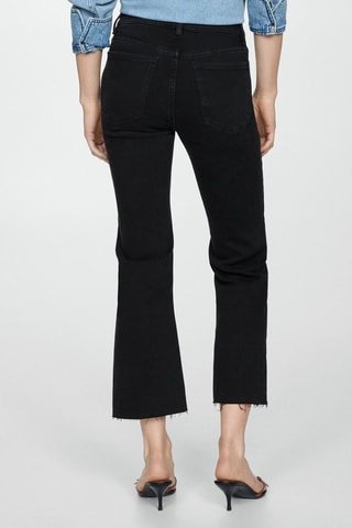 Jean Sienna flare crop - Denim Noir