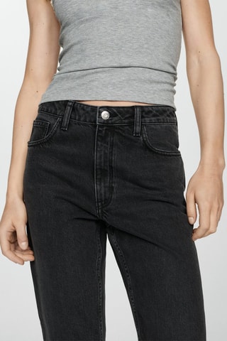 Jean Mom2000 mom taille haute - Denim Noir