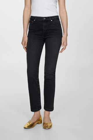 Jean Claudia slim crop - Denim Noir