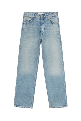 Jean droit taille basse - Bleu clair