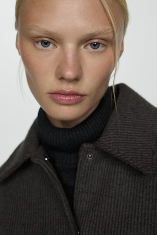 Veste maille poches - Gris