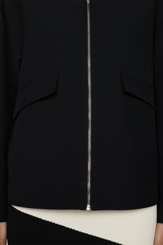 Veste bomber oversize - Noir