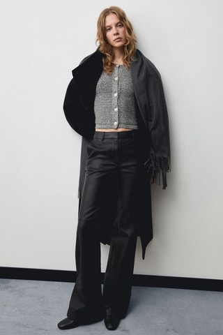 Veste maille Lurex boutons - Argenté