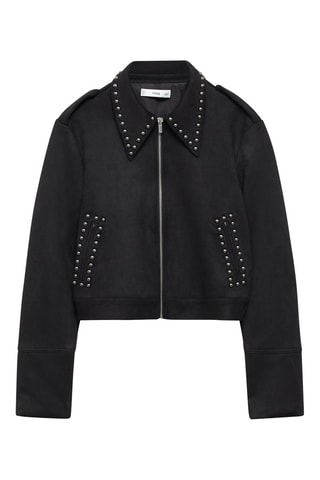 Veste cloutée - Noir