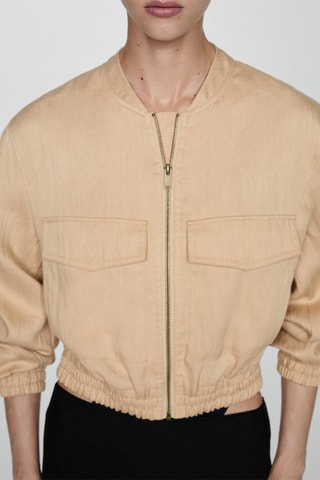 Veste bomber - Beige