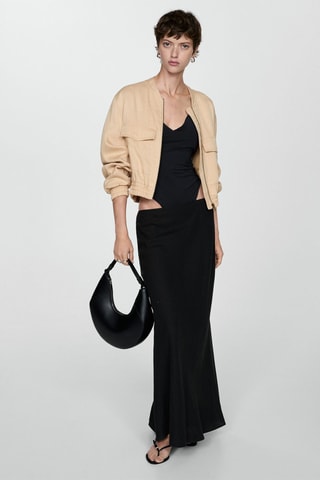 Veste bomber - Beige