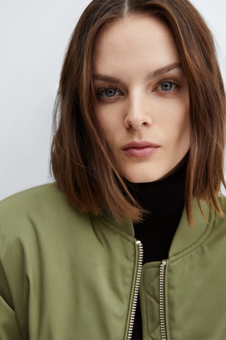 Veste bomber oversize - Kaki