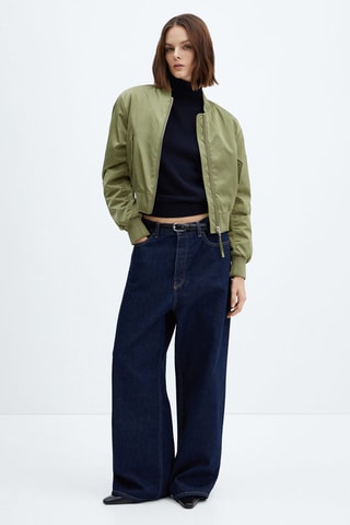 Veste bomber oversize - Kaki