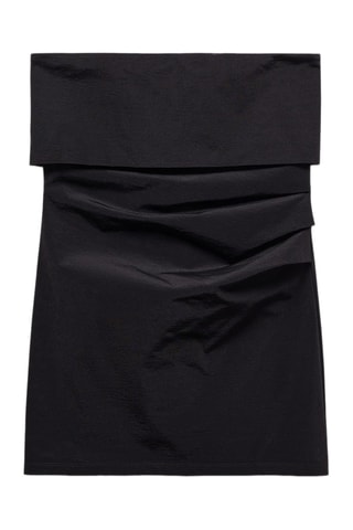 Top détail drapé - Noir