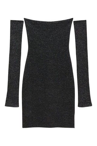 Robe bustier Lurex - Noir