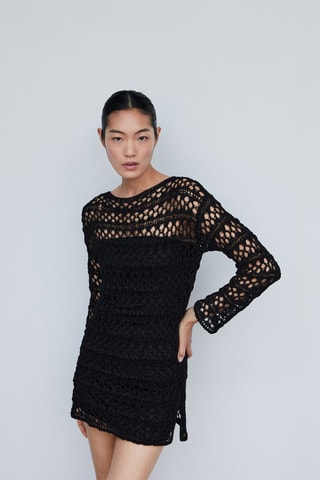 Robe bustier sans couture Noir