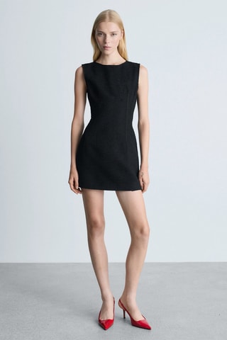 Robe courte cintrée - Noir