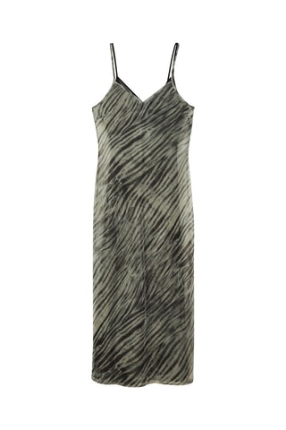 Robe imprimée double bretelle - Vert