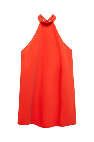 Robe emmanchures américaines dos nu - Rouge