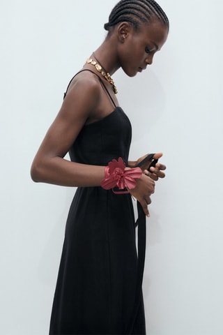 Chemise semi-transparente cloutée - Noir