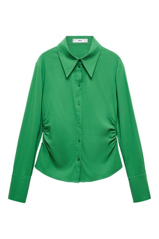Chemise détail froncé - Vert