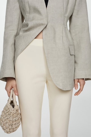 Leggings capri - Blanc cassé