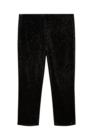 Legging capri sequins - Noir
