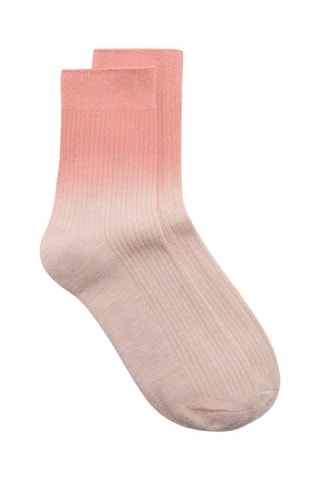 Chaussettes dégradées Lurex - Rose