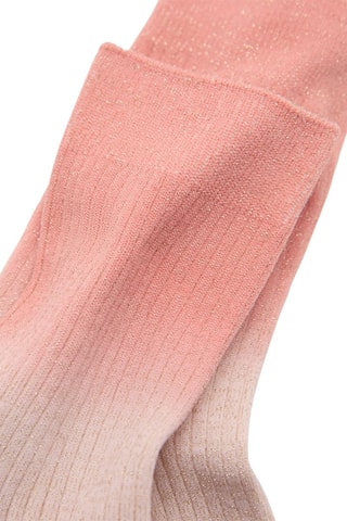 Chaussettes dégradées Lurex - Rose