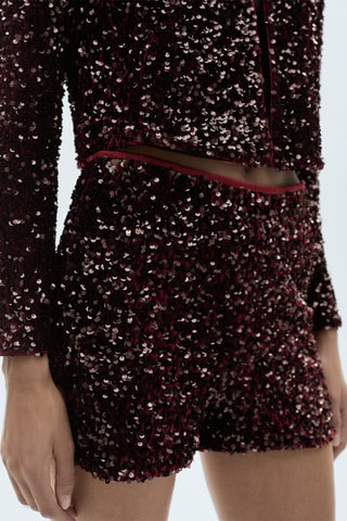 Short sequins - Bordeaux