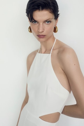 Combinaison emmanchures américaines ouvertures - Blanc cassé