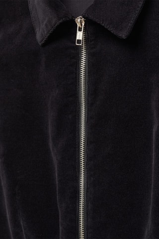 Combinaison velours câtelé fermeture éclair - Noir