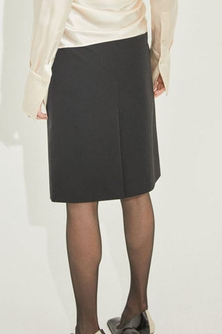 Jupe crayon ceinture Noir