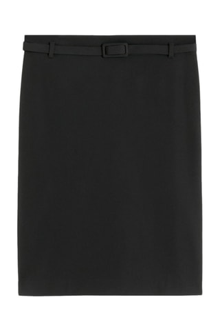 Jupe crayon ceinture Noir