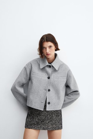 Minijupe jaspée - Noir