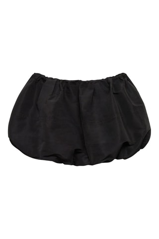 Minijupe boule taille basse - Noir