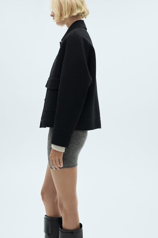 Minijupe maille - Anthracite