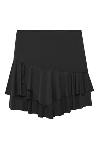 Jupe bas asymétrique - Noir