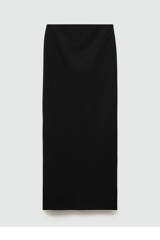 Jupe crayon longue - Noir