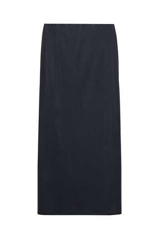 Jupe longue maille - Bleu