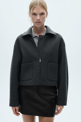 Minijupe similicuir - Noir