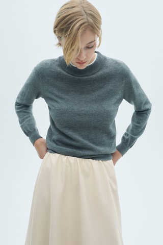 Jupe midi évasée - Sable