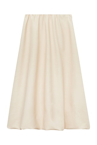 Jupe midi évasée - Sable