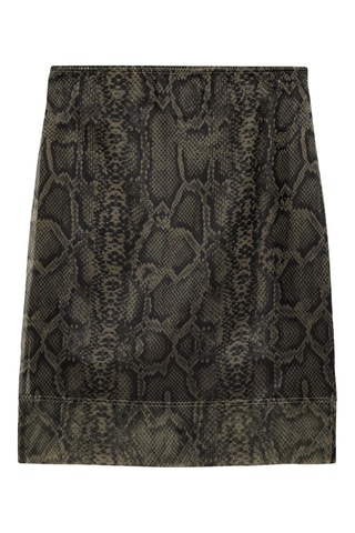 Jupe organza serpent - Écru