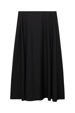 Jupe longue évasée - Noir