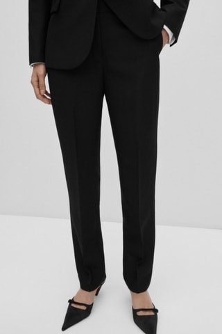 Pantalon de costume laine - Noir