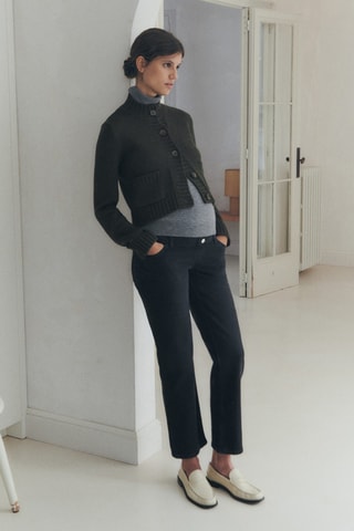 Jean de grossesse flare - Noir